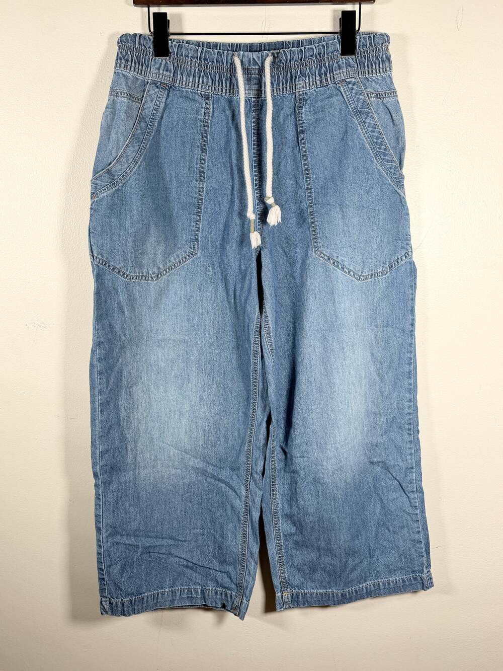 FREE PEOPLE We The Free Easy Peasy Pull-On Lightweight Jean No Problem Sz S {T6}